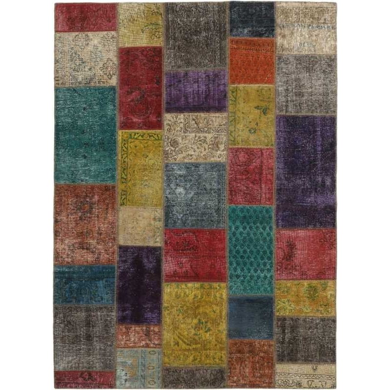 tappeto persia vintage patchwork cm 169x241