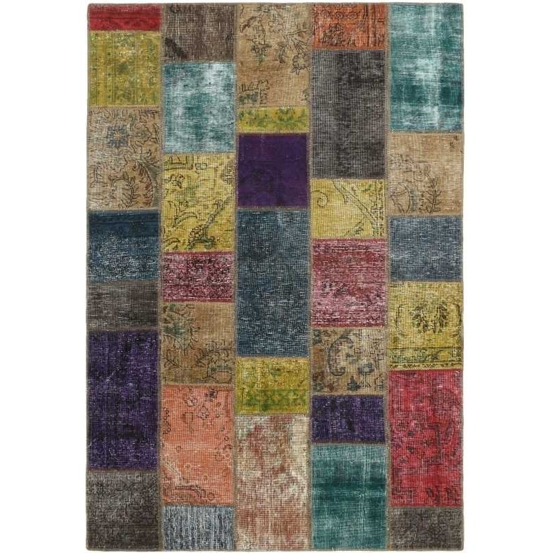 tappeto persia vintage patchwork cm 168x240