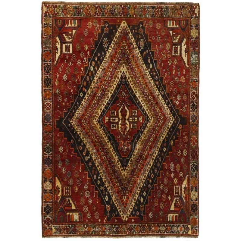 tappeto persia kashghai cm 166x245