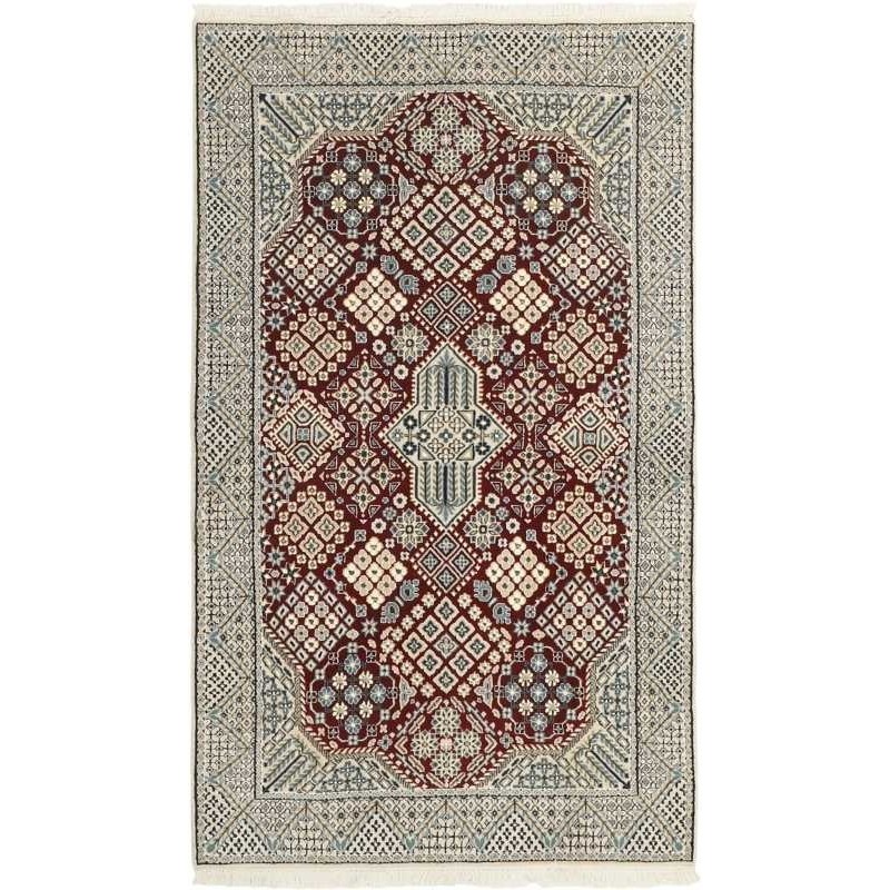 tappeto persia nain fine con seta cm 103x179