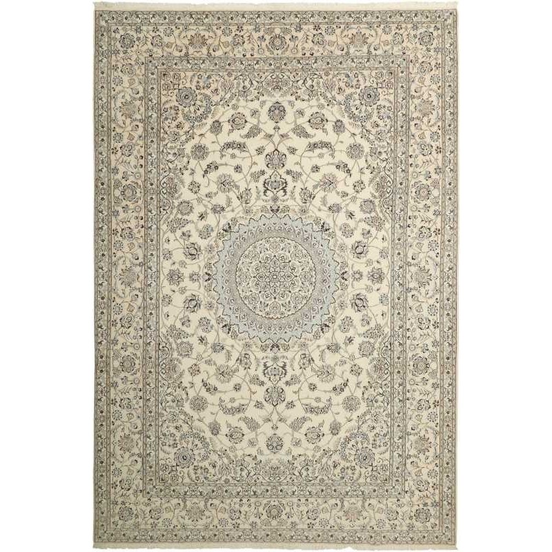 tappeto persia nain fine con seta cm 249x360