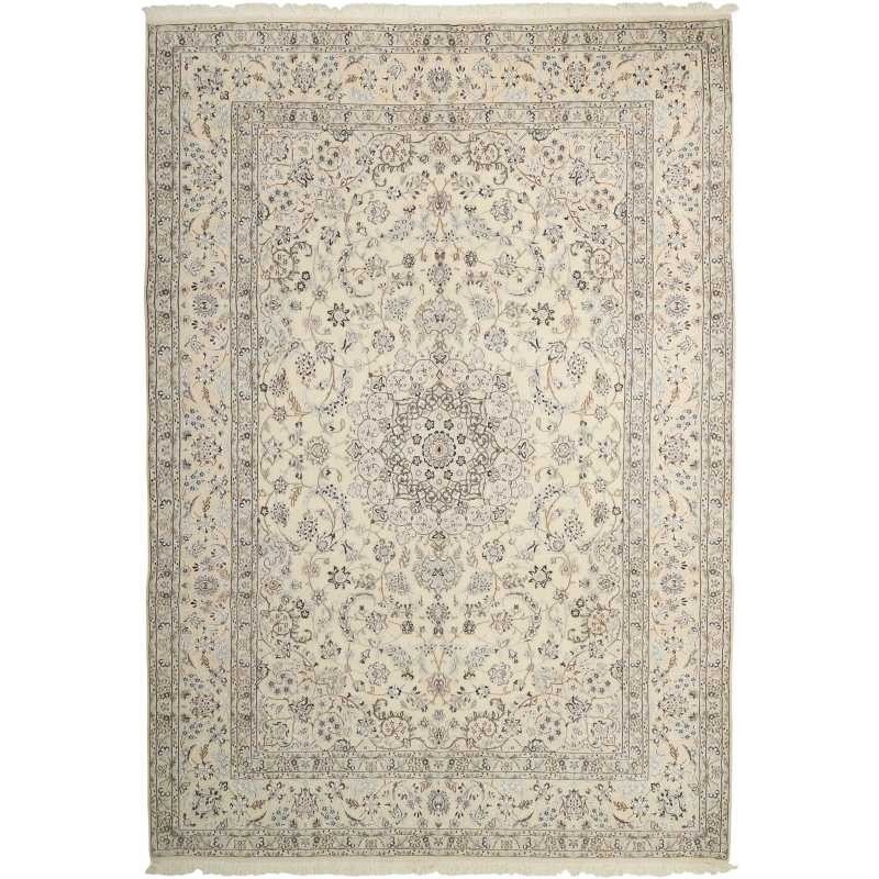 tappeto persia nain fine con seta cm 255x356