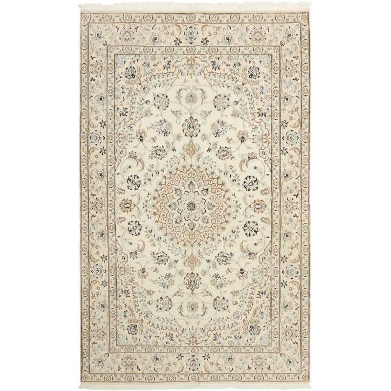 tappeto persia nain fine con seta cm 157x254