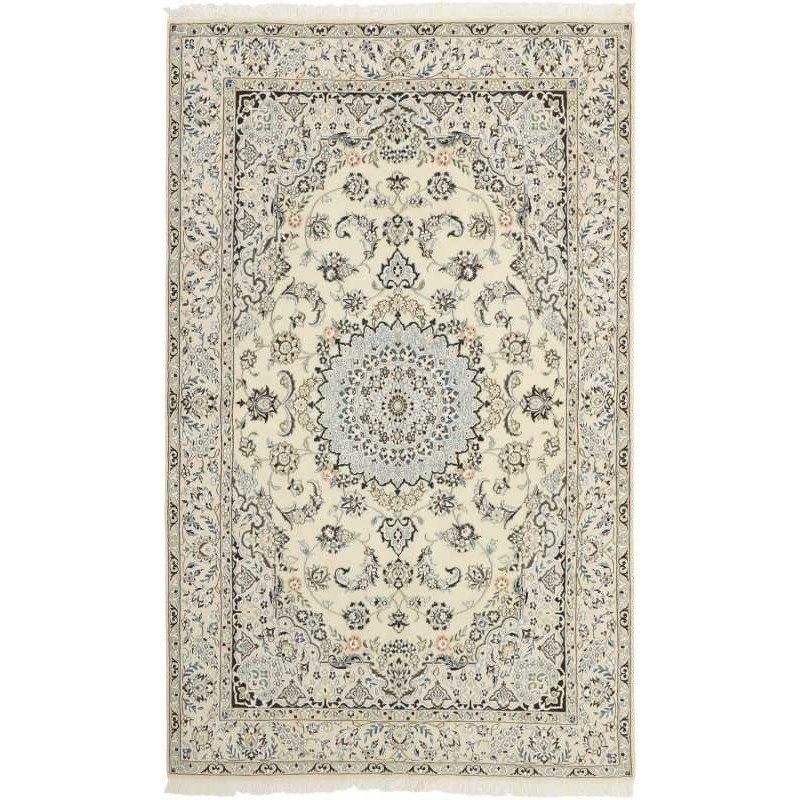tappeto persia nain fine con seta cm 155x250
