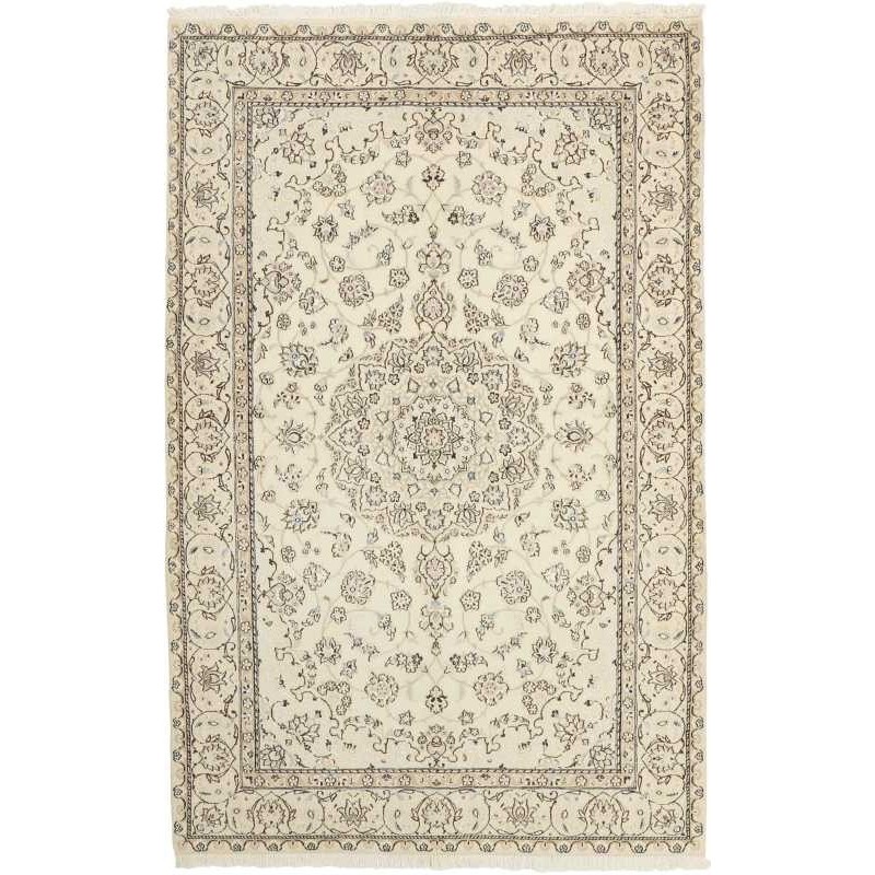 tappeto persia nain fine con seta cm 158x247