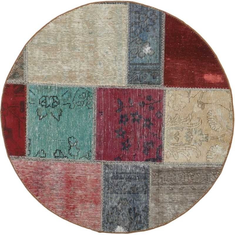 tappeto persia vintage patchwork cm 100x100
