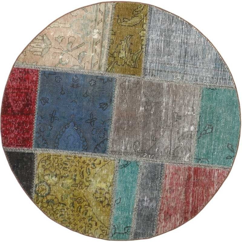 tappeto persia vintage patchwork cm 100x100