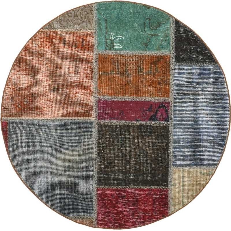 tappeto persia vintage patchwork cm 100x100