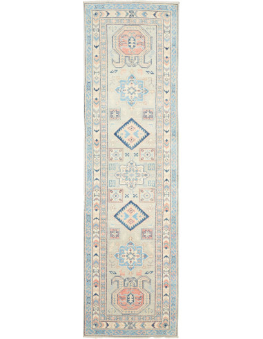 Kazak Pakistan grigio chiaro e gainsboro 81x286