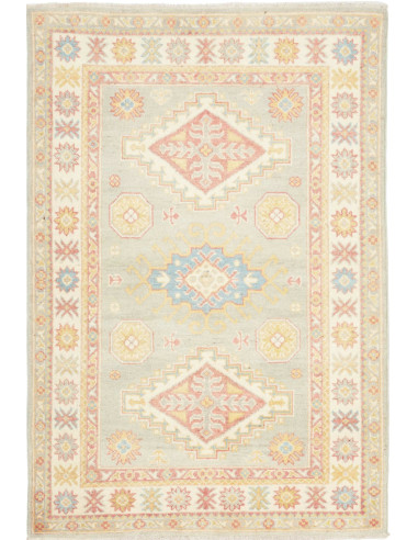 Kazak Pakistan grano e legno robusto 102x149