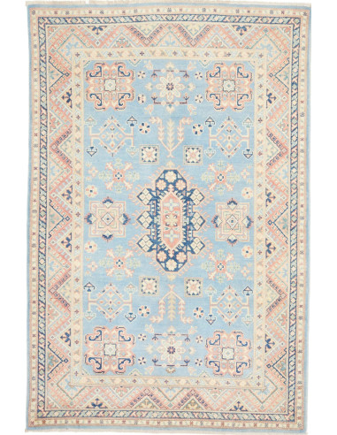 Kazak Pakistan grigio chiaro e grigio ardesia 120x181