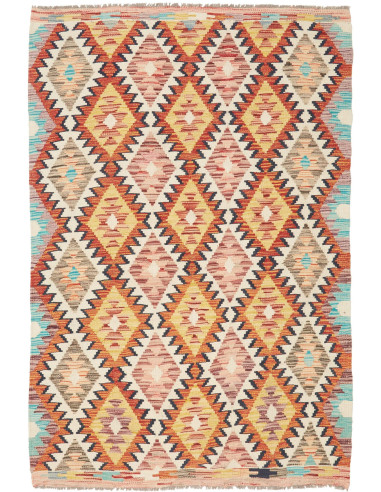 Kilim Pakistan abbronzatura e terra di siena 117x173