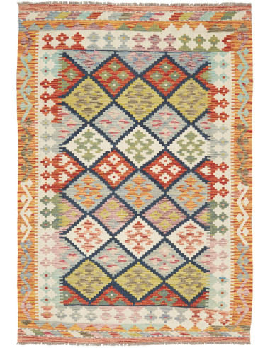 Kilim Pakistan abbronzatura e terra di siena 125x184