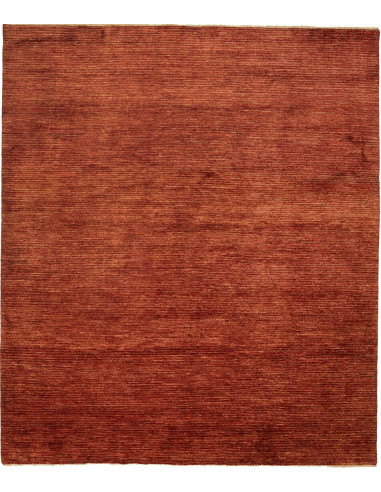 Gabbeh Moderno Pakistan marrone sella e terra di siena 200x306