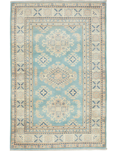 Kazak Pakistan argento e grigio chiaro 98x158