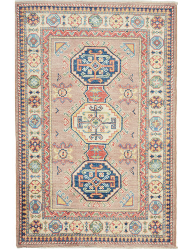 Kazak Pakistan abbronzatura e argento 82x126