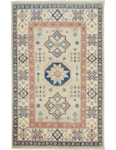 Kazak Pakistan abbronzatura e grigio tenue 78x125