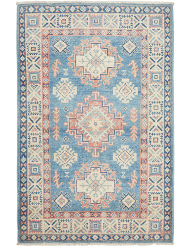 Kazak Pakistan argento e grigio ardesia 82x127