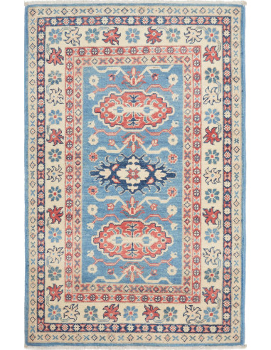 Kazak Pakistan argento e grigio ardesia chiaro 79x126