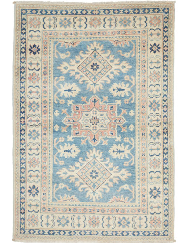 Kazak Pakistan argento e grigio chiaro 95x138