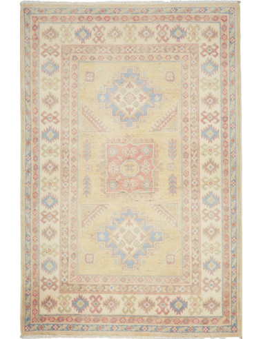 Kazak Pakistan argento e argento 98x147