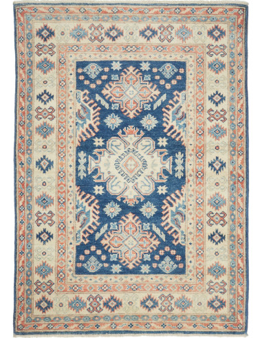 Kazak Pakistan abbronzatura e argento 99x143
