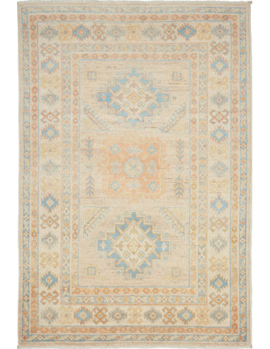 Kazak Pakistan argento e argento 101x148