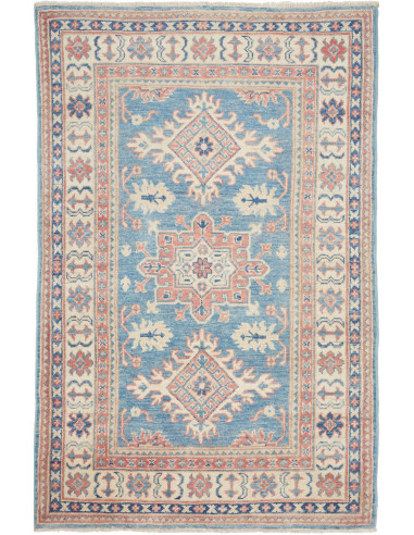 Kazak Pakistan argento e argento 96x149
