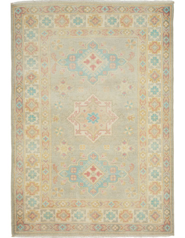 Kazak Pakistan abbronzatura e argento 99x150