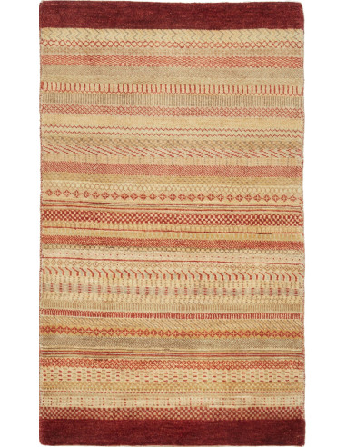 Gabbeh Fine Pakistan abbronzatura e marrone sella 76x129