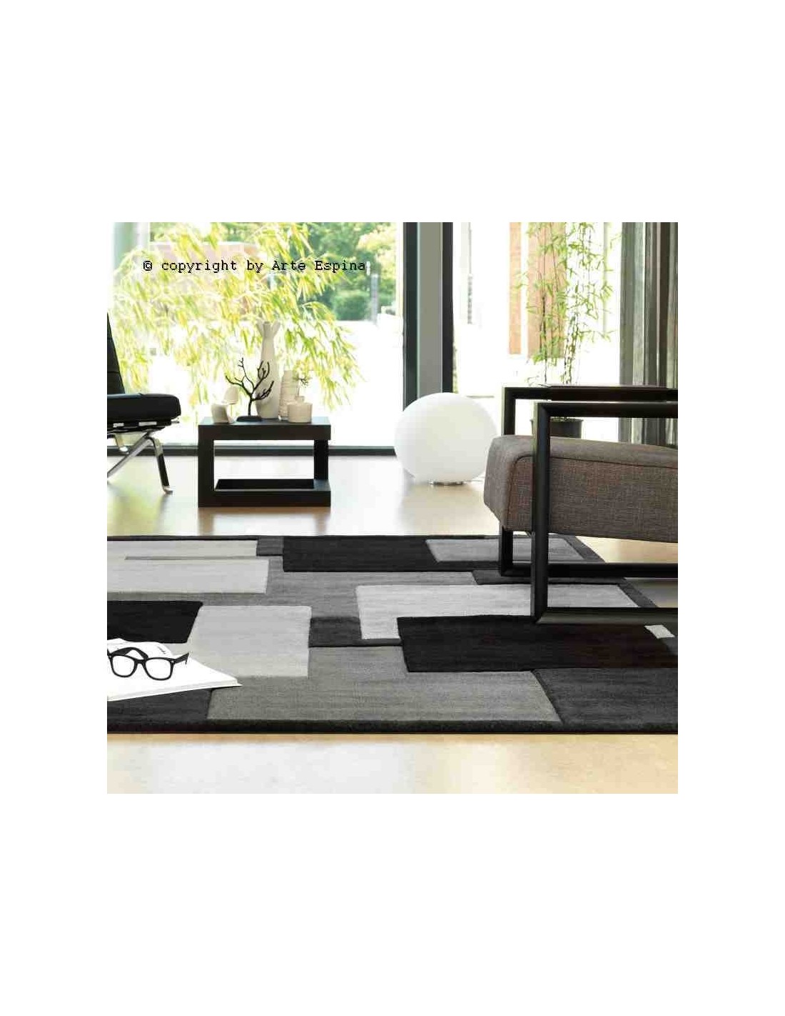 tappeto moderno Arte Espina Reflective antracite
