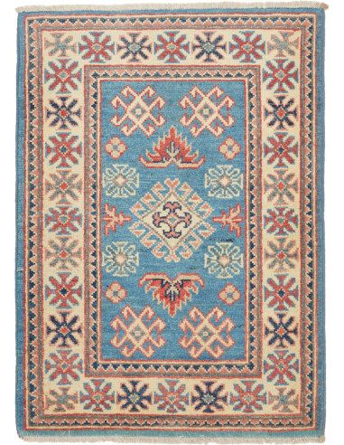 Kazak Pakistan marrone rosato e grigio tenue 62x85
