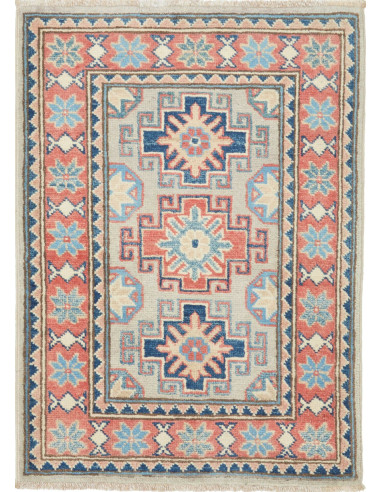 Kazak Pakistan abbronzatura e argento 64x88
