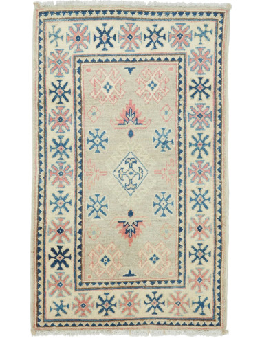 Kazak Pakistan argento e grigio tenue 60x98