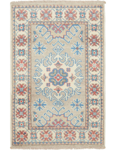 Kazak Pakistan argento e argento 57x89