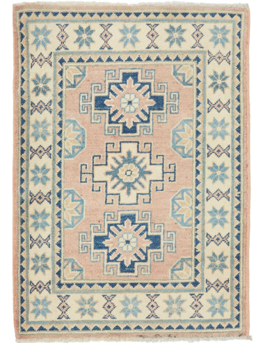 Kazak Pakistan argento e argento 62x87