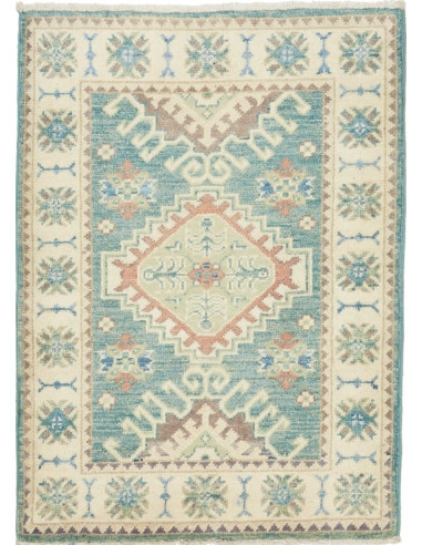 Kazak Pakistan argento e grigio chiaro 61x90