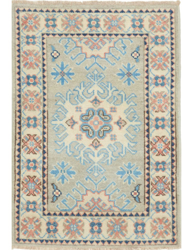 Kazak Pakistan argento e grigio ardesia chiaro 61x90