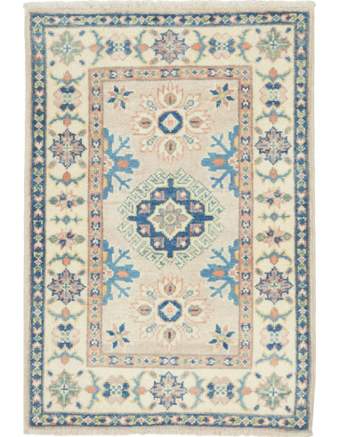 Kazak Pakistan argento e grigio ardesia 60x85