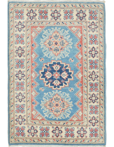 Kazak Pakistan argento e grigio ardesia 62x90