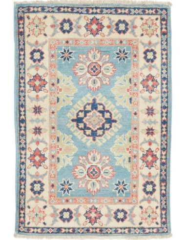 Kazak Pakistan argento e grigio scuro 61x93