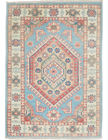 Kazak Pakistan argento e grigio chiaro 61x85