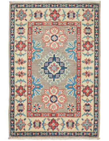 Kazak Pakistan abbronzatura e argento 59x89