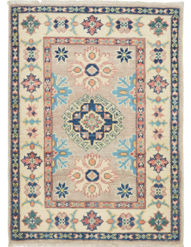 Kazak Pakistan abbronzatura e argento 61x86