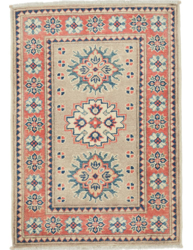 Kazak Pakistan abbronzatura e rosso indiano 64x90