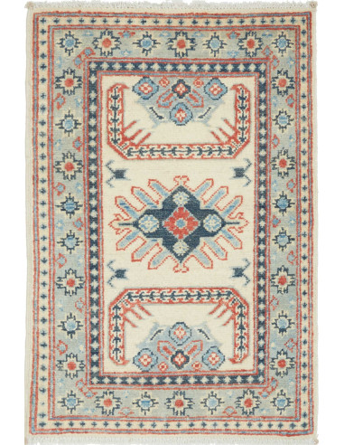 Kazak Pakistan argento e marrone rosato 60x90