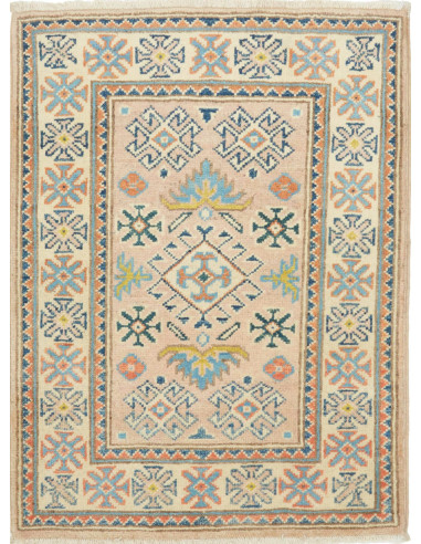 Kazak Pakistan abbronzatura e grigio ardesia chiaro 63x83