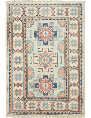 Kazak Pakistan argento e marrone rosato 60x88