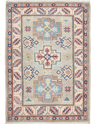 Kazak Pakistan argento e grigio chiaro 61x91