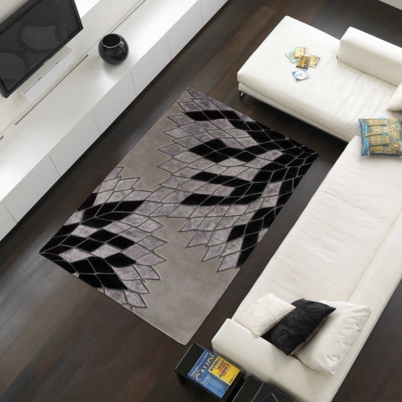 Carpet moderno Jazz grey Renato Balestra cm.140x200 in offerta